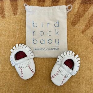 Bird Rock Baby Baseball Moccasins Toddler Size 8